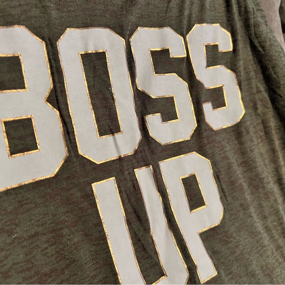 Torrid “BOSS UP” women’s plus size 2 army green tank